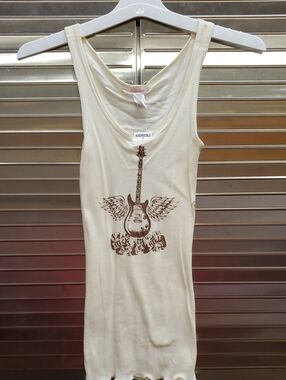 Aeropostale Ribbed Guitar Tank Top Size S NWT